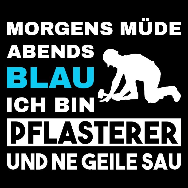 Morgens Müde Abends Blau Pflasterer