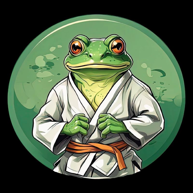 Karate Frog - Frog Design