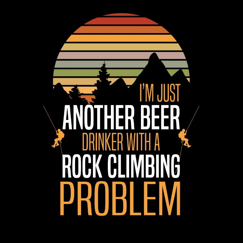 beer drinker with a rock climbing problem