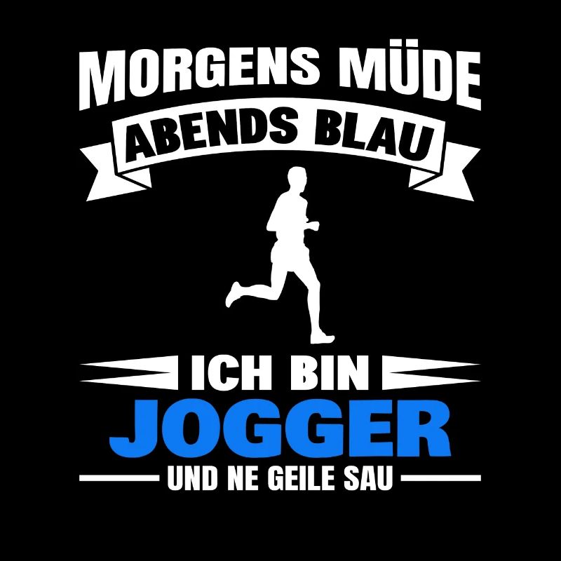 Morgens Müde Abends Blau Jogger
