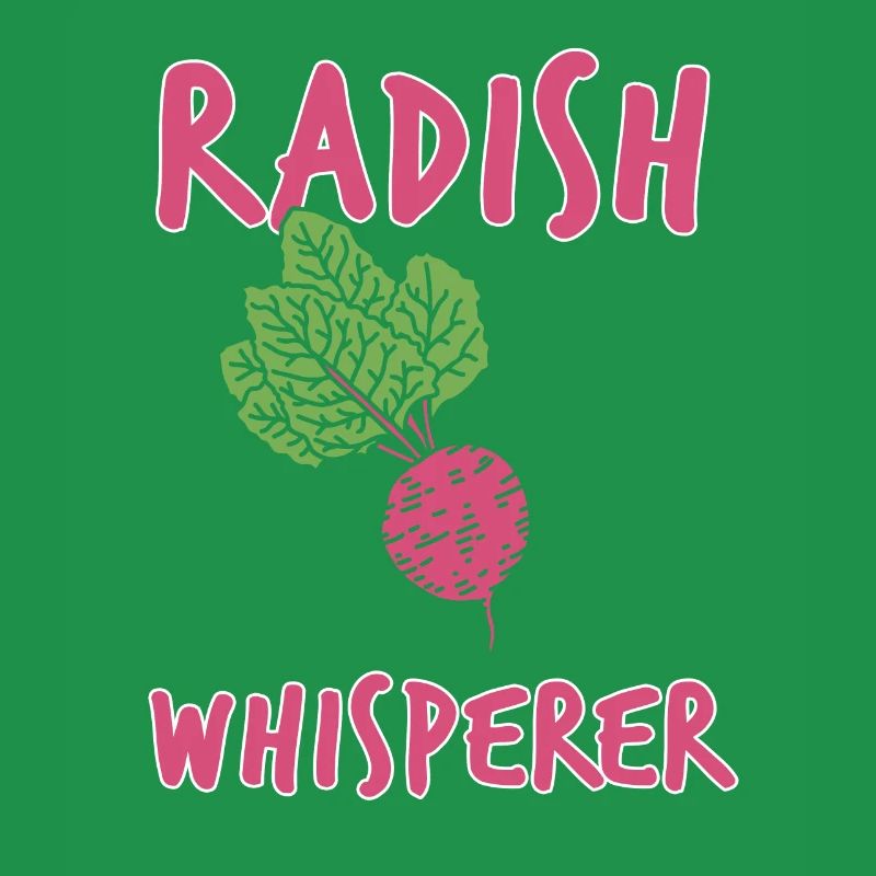 Radieschen Flüsterer Geschenk