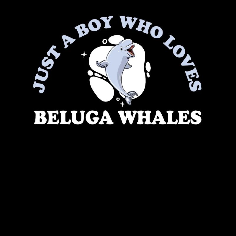 Nur Ein Junge Der Beluga Wale Liebt