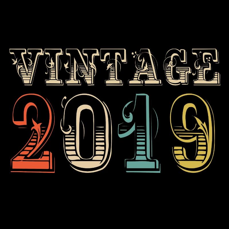 Vintage 2019 - 5th birthday - 5 years