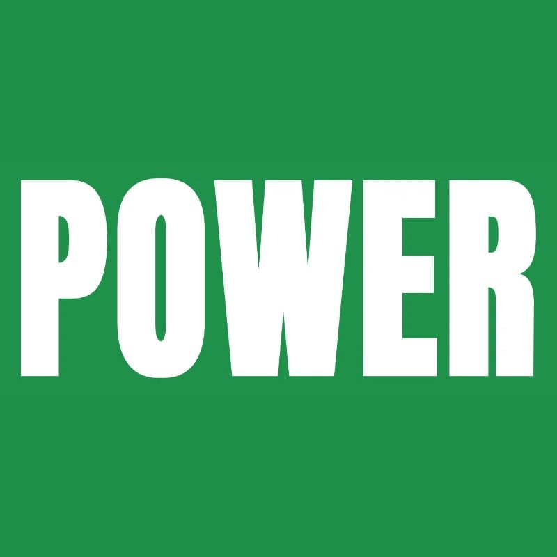 POWER weißer Slogan Force Courage Test Survivor