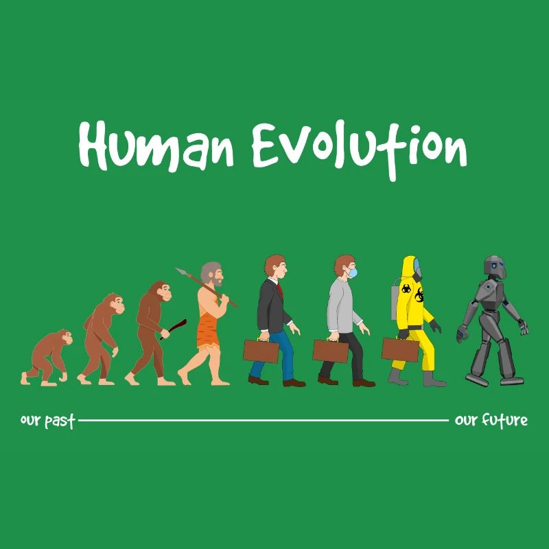 Evolution unsere Zukunft Dunkel