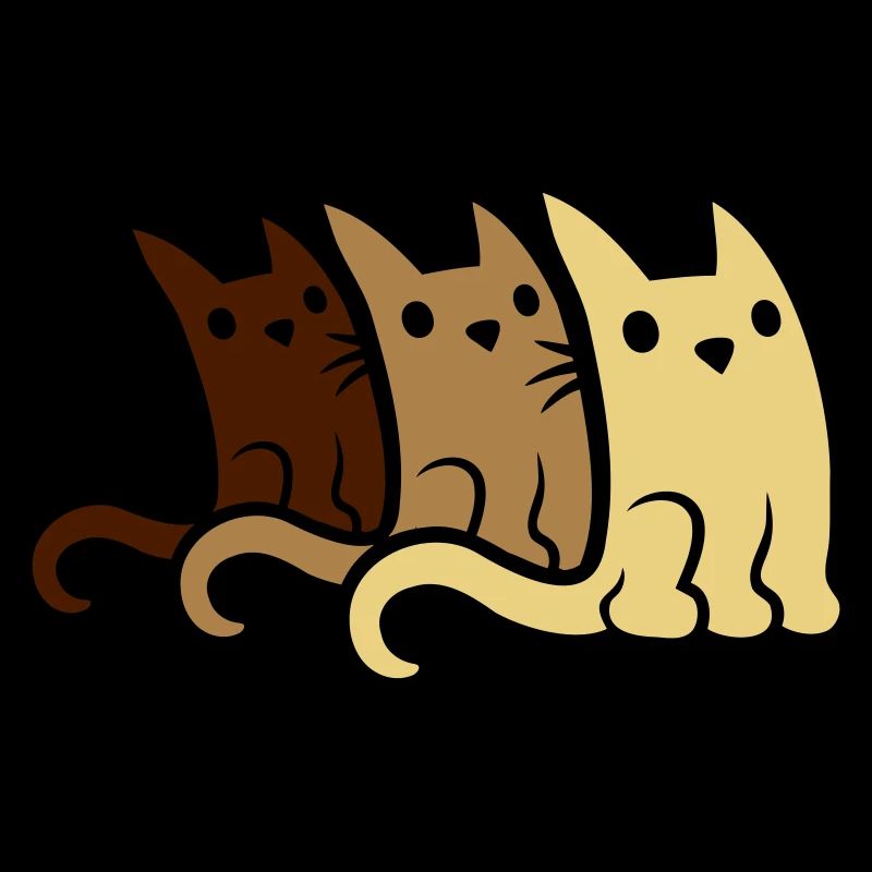 Équipage 3 chats mignons