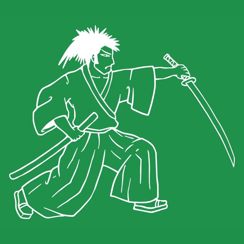 Samurai im Kampf
