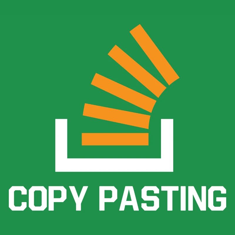 Copy Pasting Programming Coder Software Developer