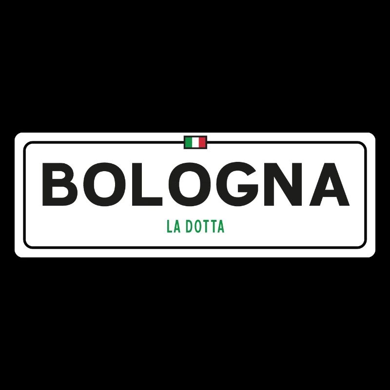 Panneau toponymique de Bologne