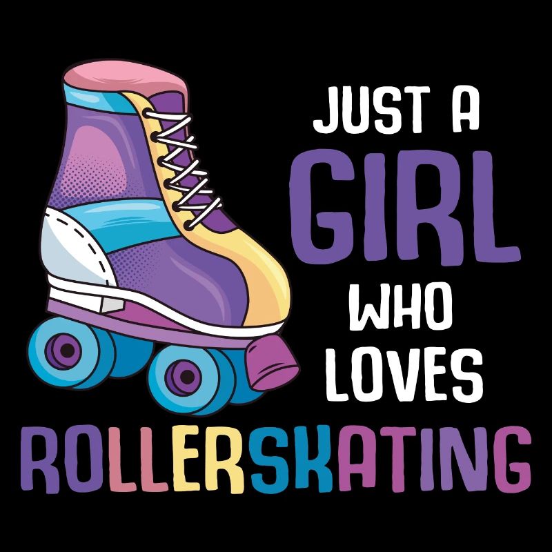 Rollerblading girl skater inline skating