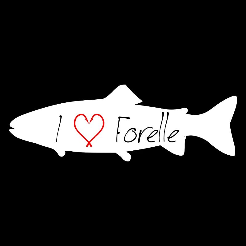 I love Trout White
