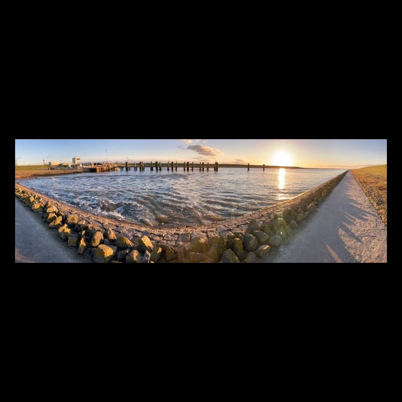 Panorama Coucher de soleil Husum