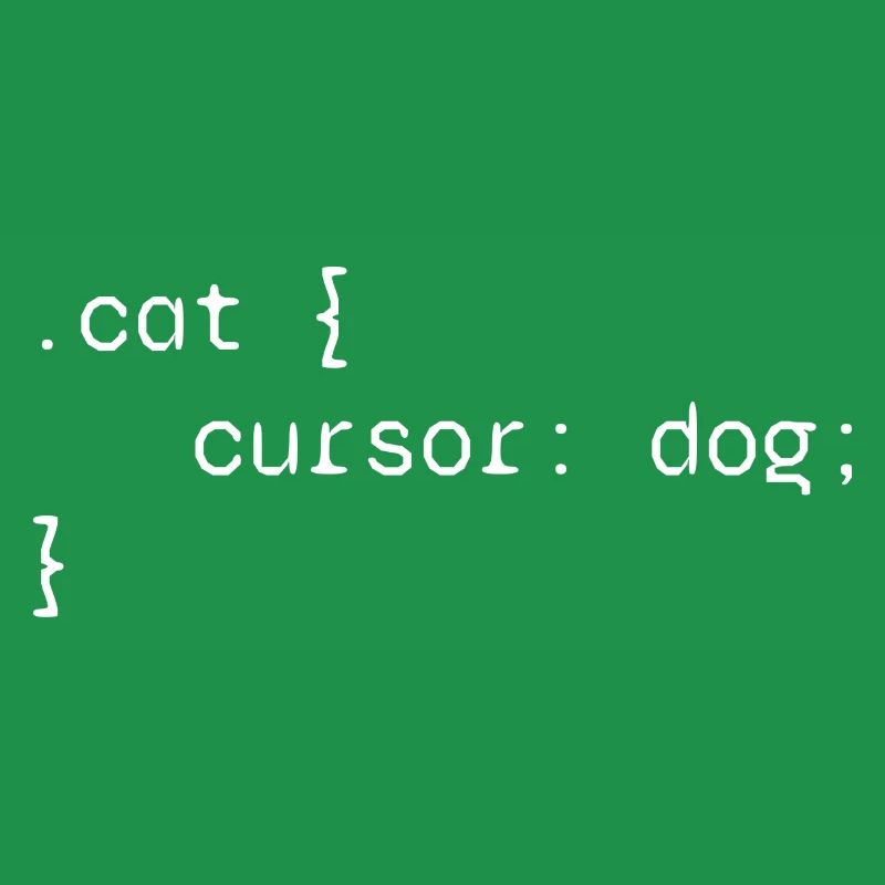 Cat and dog web developer humor funny