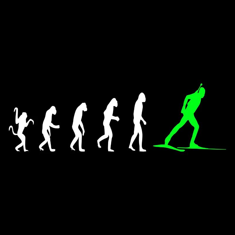 Biathlon Geschenk Evolution