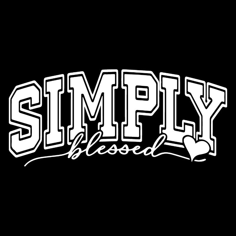 Simply Bless Inspirational Grateful Positive