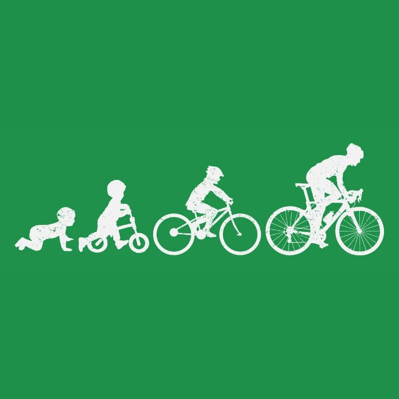 Cyclist Evolution Cyclist Bicycle Biker