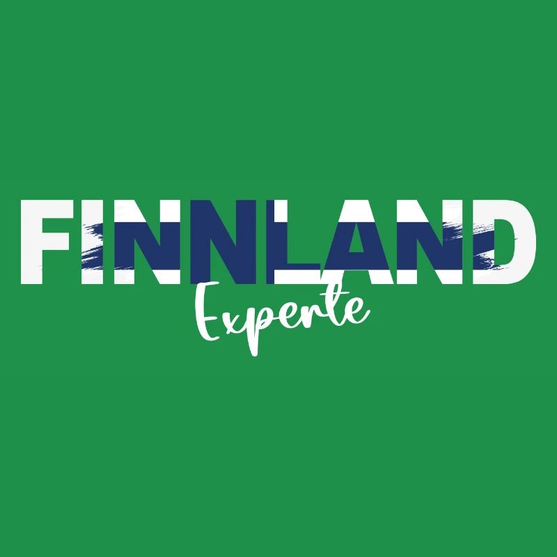 Finnland Experte Flagge Urlaub Geschenk