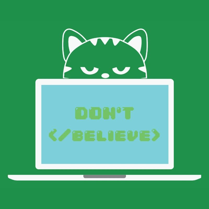 Ne croyez pas le chat programmeur