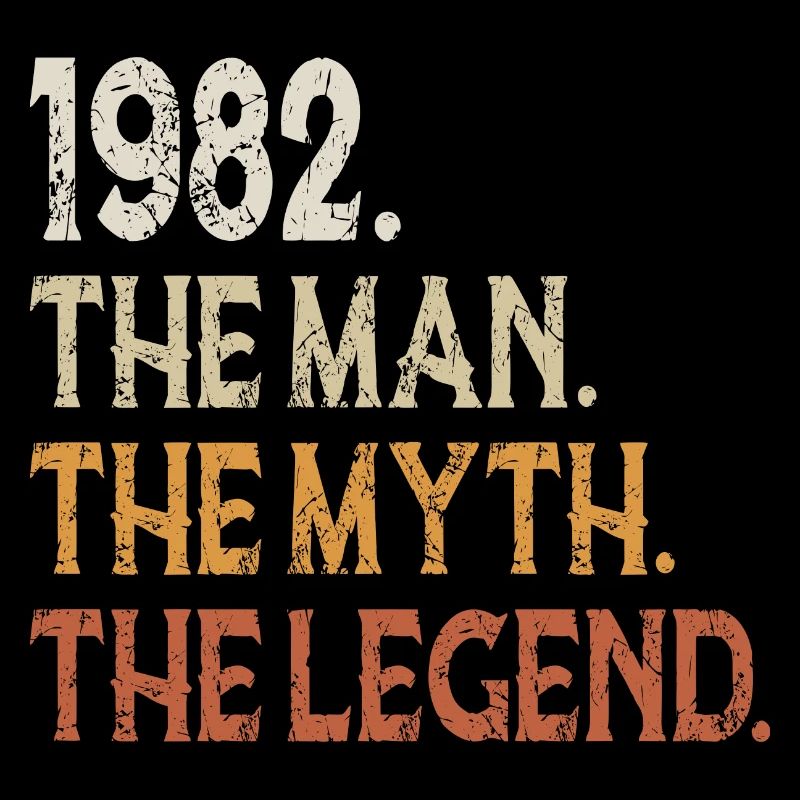 1982 Vintage Man Myth Legend