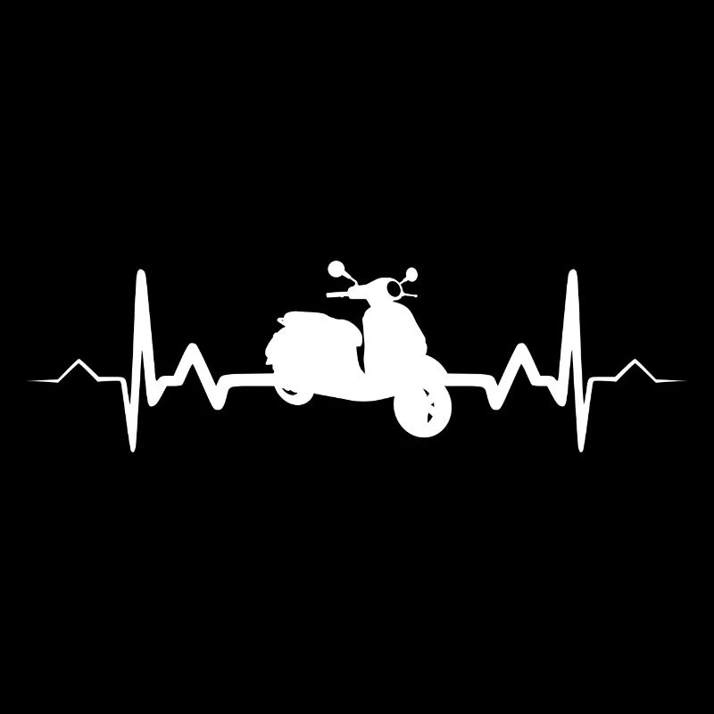 Motorroller Roller Herzschlag Moped