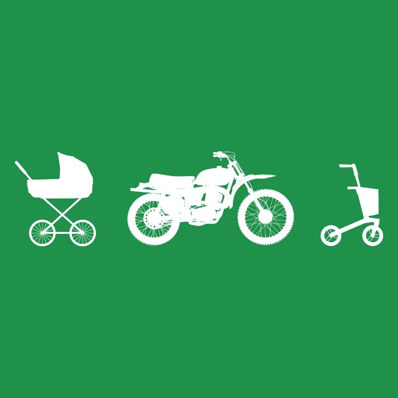 Stroller motorcycle rollator pension