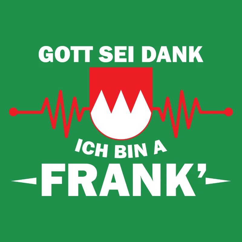 Gott sei Dank ich bin ein Frank Geschenk Design