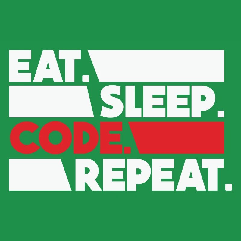 Eat Sleep Code Repeat Programmeur Devloper