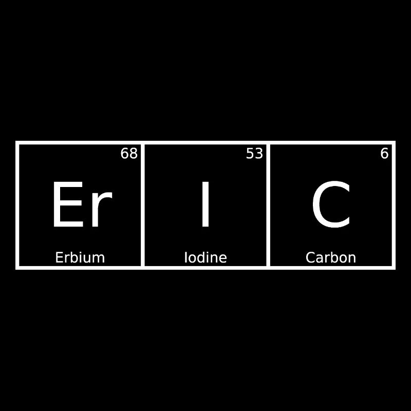 Eric Name First Name Chemistry Periodic Table Elements