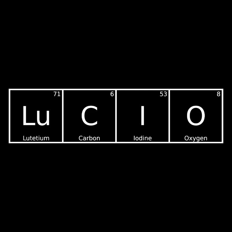 Lucio Nom Prénom Chimie Éléments du tableau périodique