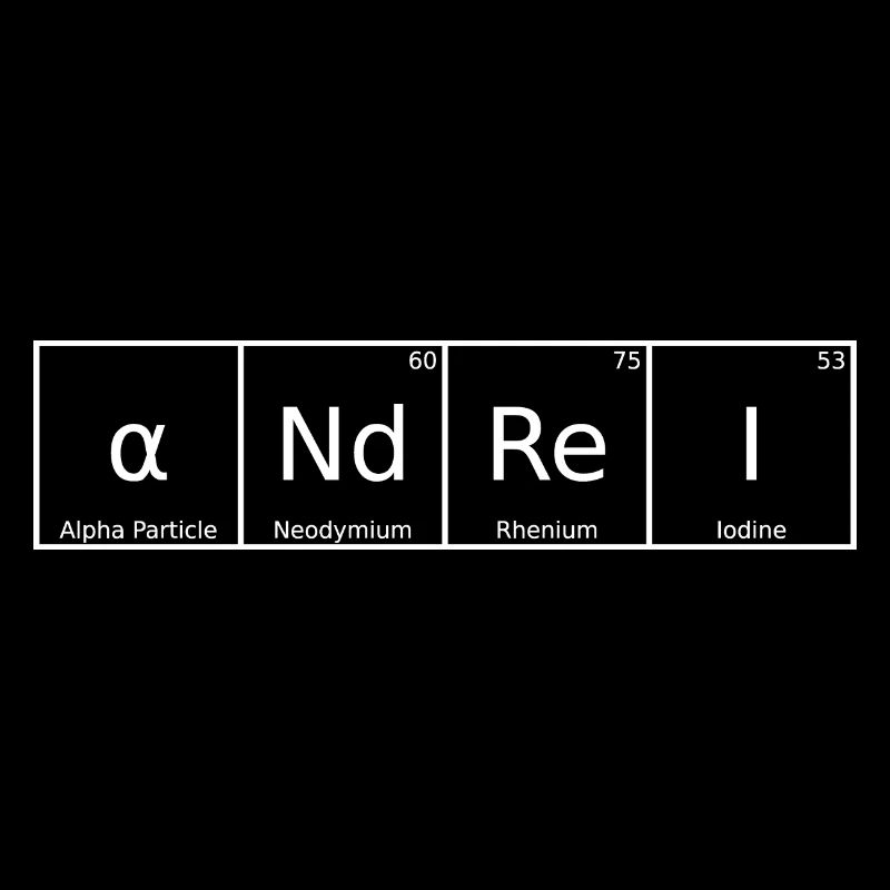 Andrei Nom Prénom Chimie Tableau périodique Éléments