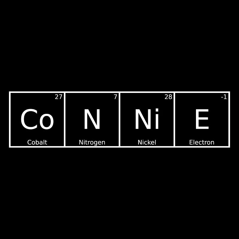 Connie Nom Prénom Chimie Tableau périodique Éléments