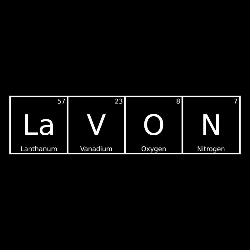 Lavon Name First Name Chemistry Periodic Table Elements