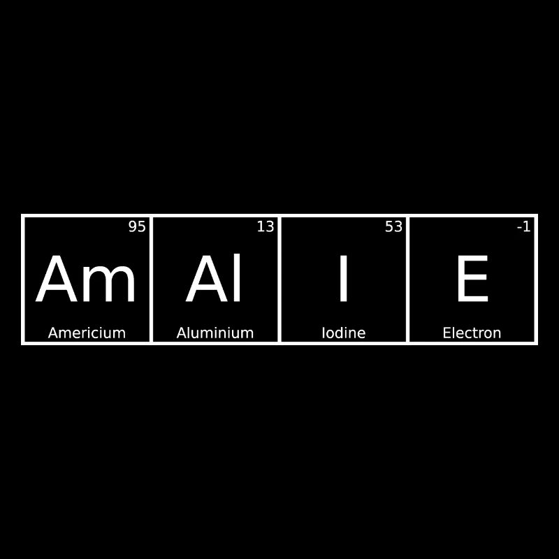 Amalie Surname First Name Chemistry Periodic Table Elements