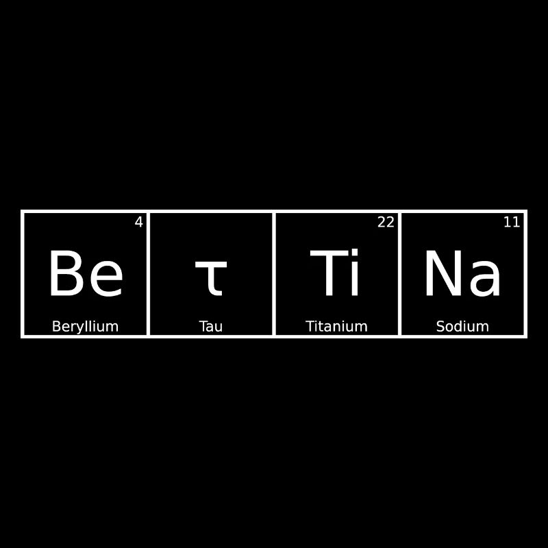 Bettina Last name First name Chemistry Periodic table Element