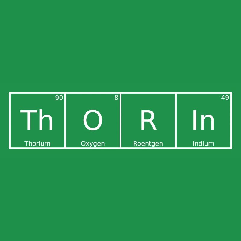 Thorin Surname First name Chemistry Periodic Table Elements