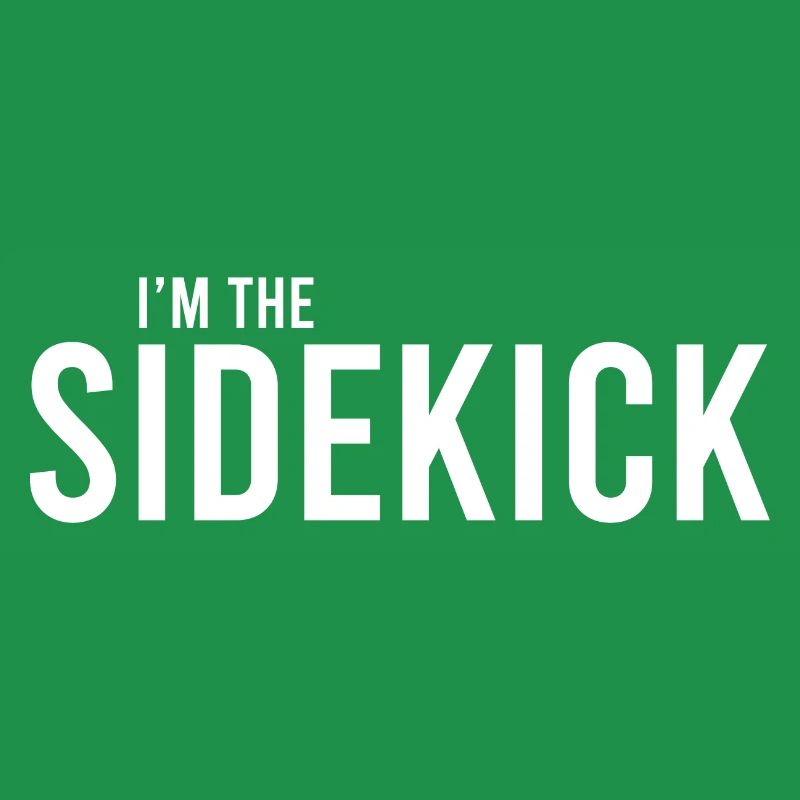 Ich bin der Sidekick Superheld Matching Kostüm Com