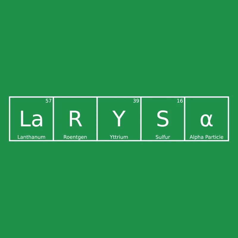 Larysa Surname First Name Chemistry Periodic Table Elements