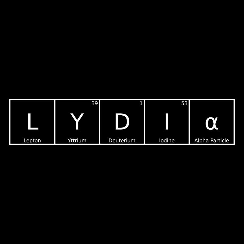 Lydia Nom Prénom Chimie Tableau périodique Éléments