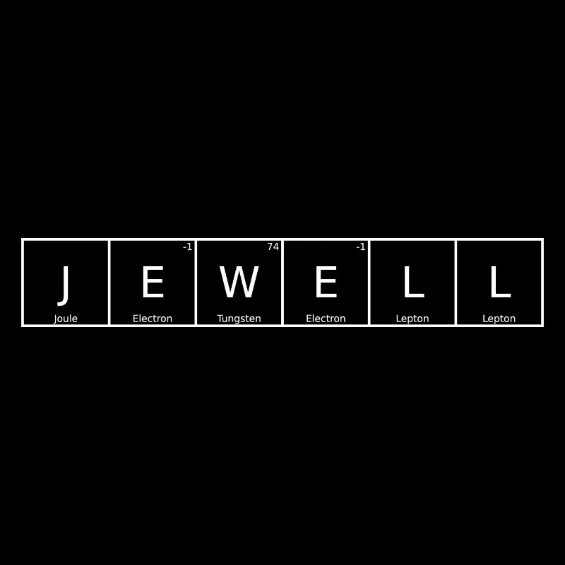 Jewell Name First Name Chemistry Periodic Table Elements