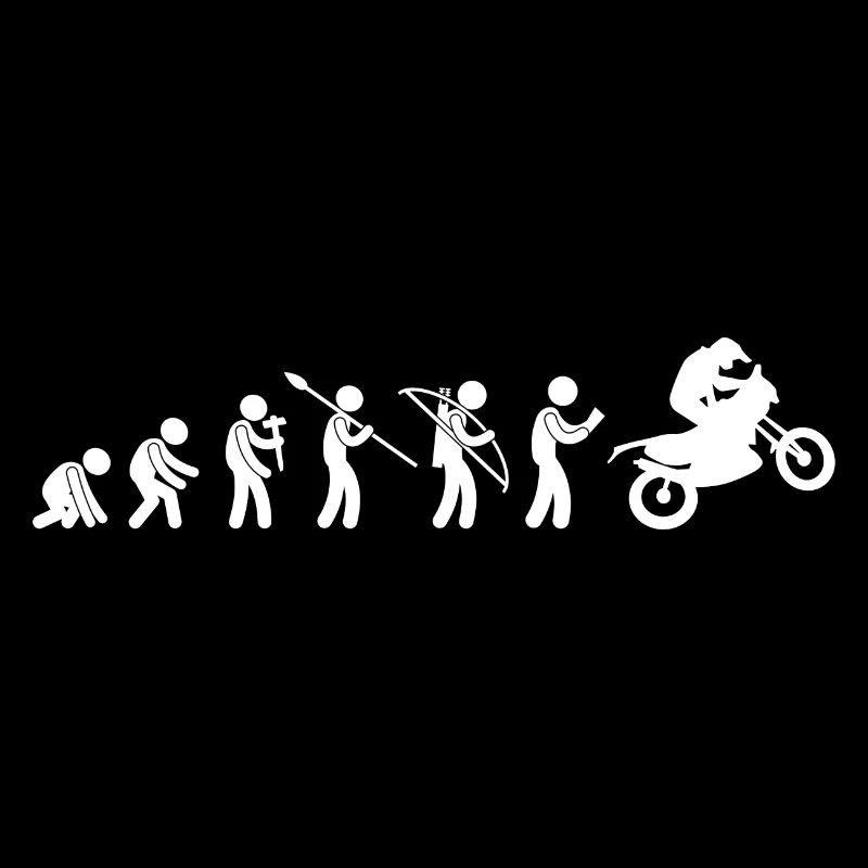 évolution moto cadeau moto idée humour