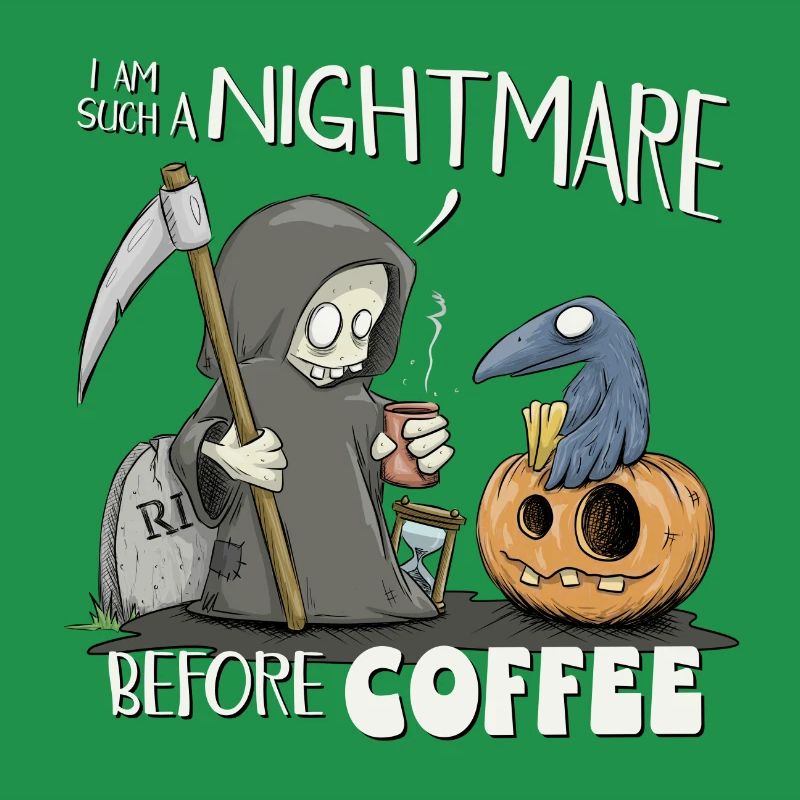 Nightmare Before Coffee! Small Coffee Death