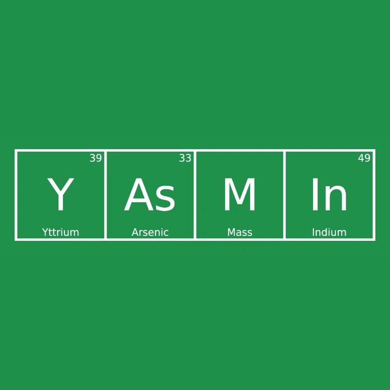 Yasmin Name First Name Chemistry Periodic Table Elements