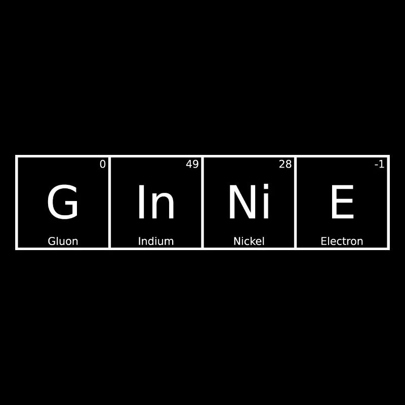 Ginnie Name First Name Chemistry Periodic Table Elements