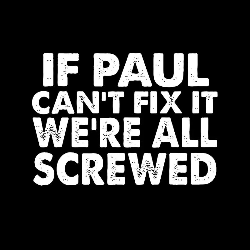 If Paul Can't Fix it We're All Screwed
