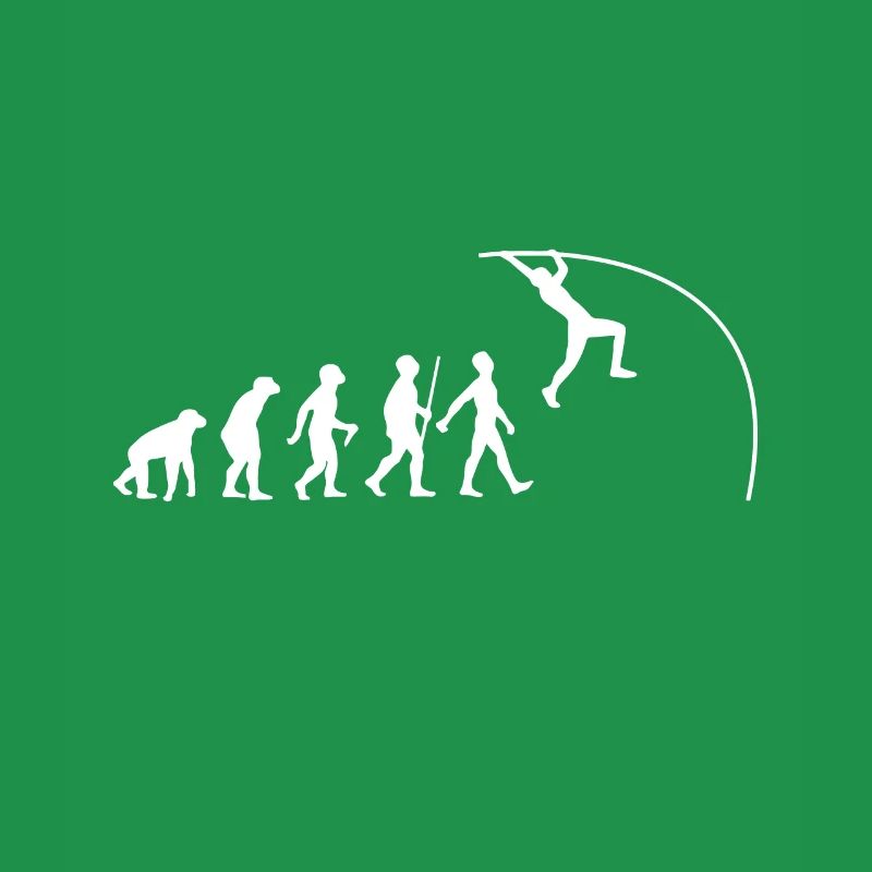 Cool conception de saut à la perche, saut à la perche