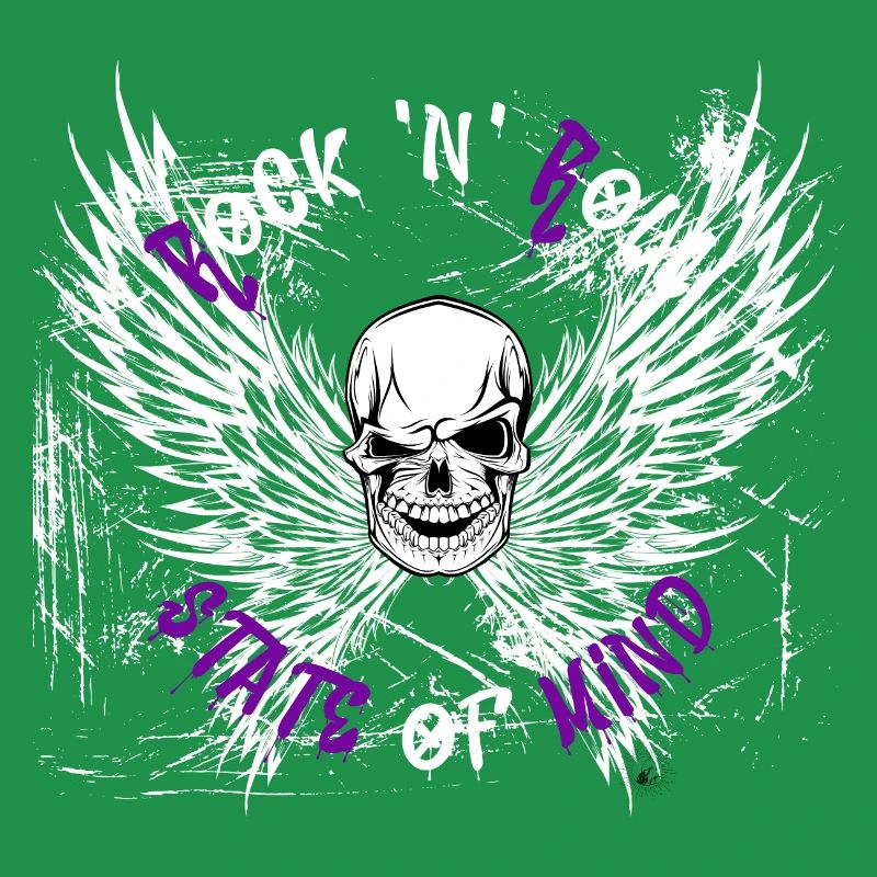 Rock n Roll state of mind helles Design