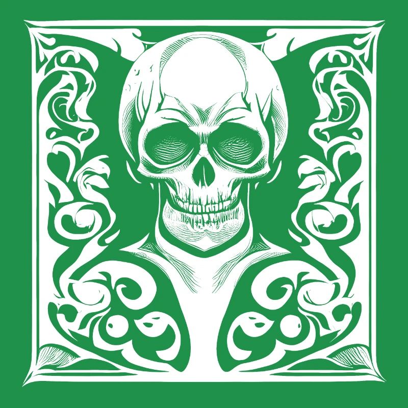 Halloween- oder Horror- Totenschädel