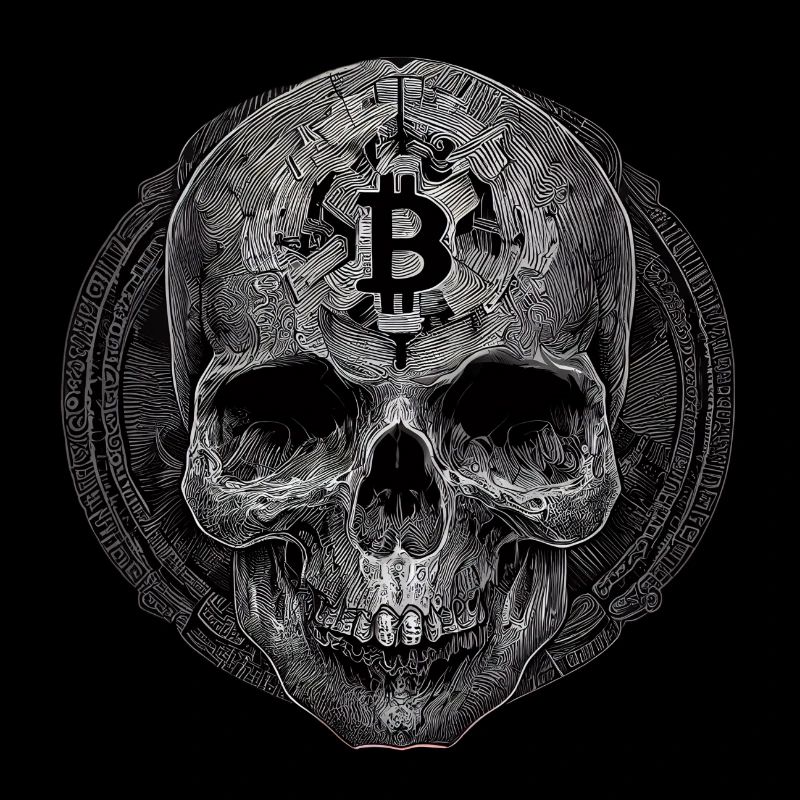 Fusion de la mort et Bitcoin