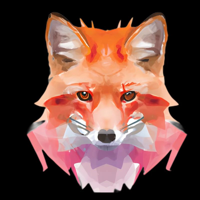 Abstrakter Polygon Fuchs