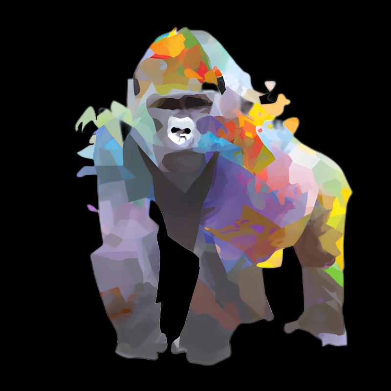 Abstract Pride and Power Gorilla